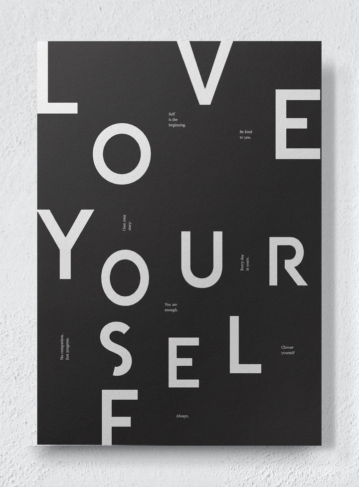 NIGHT LETTER - Unframed canvas
