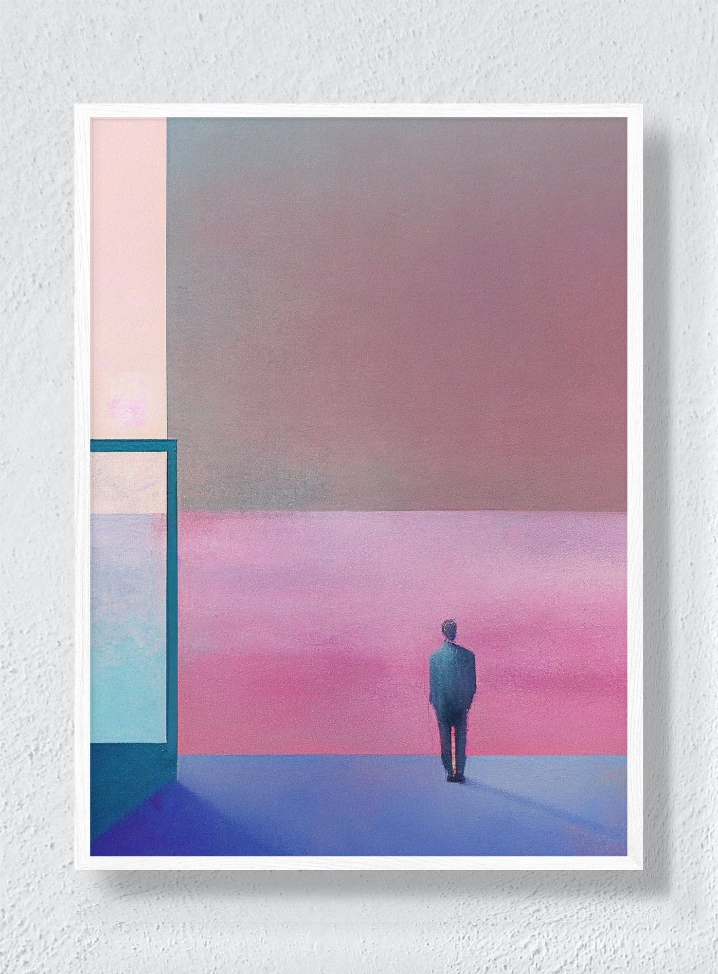 ALONE - White Frame