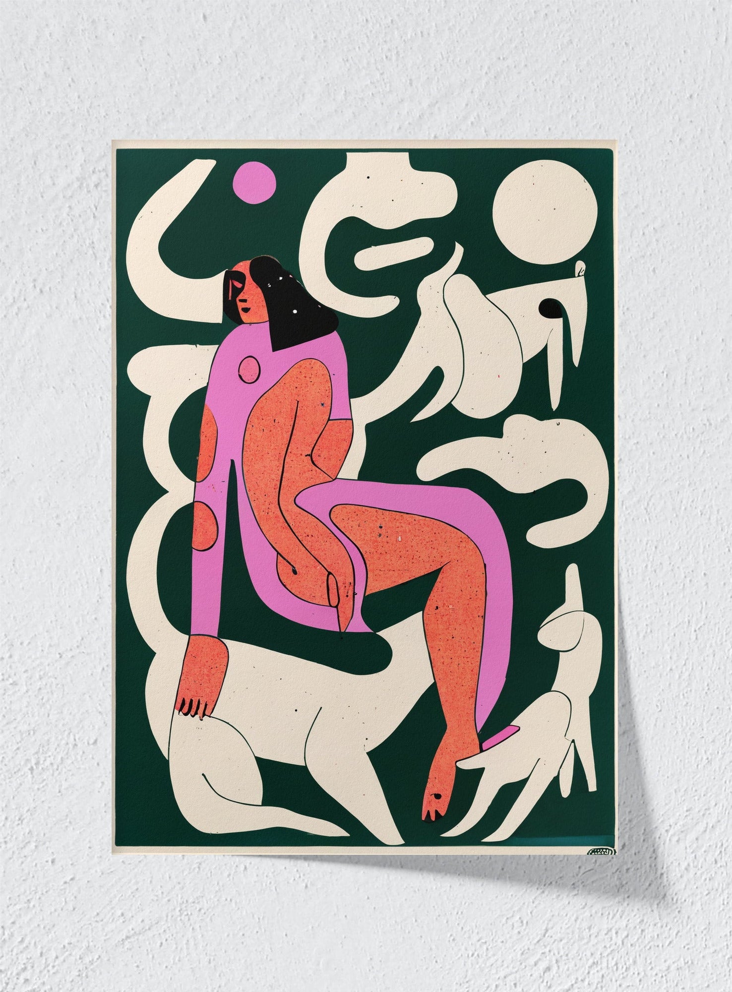 IN THE GREEN ROOM - Unframed