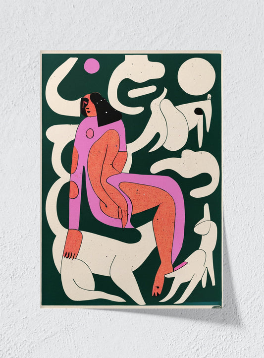 IN THE GREEN ROOM - Unframed
