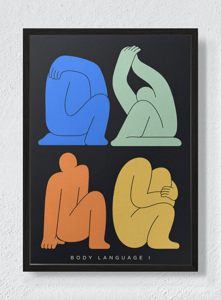 THE VIVID SELF - Black frame canvas