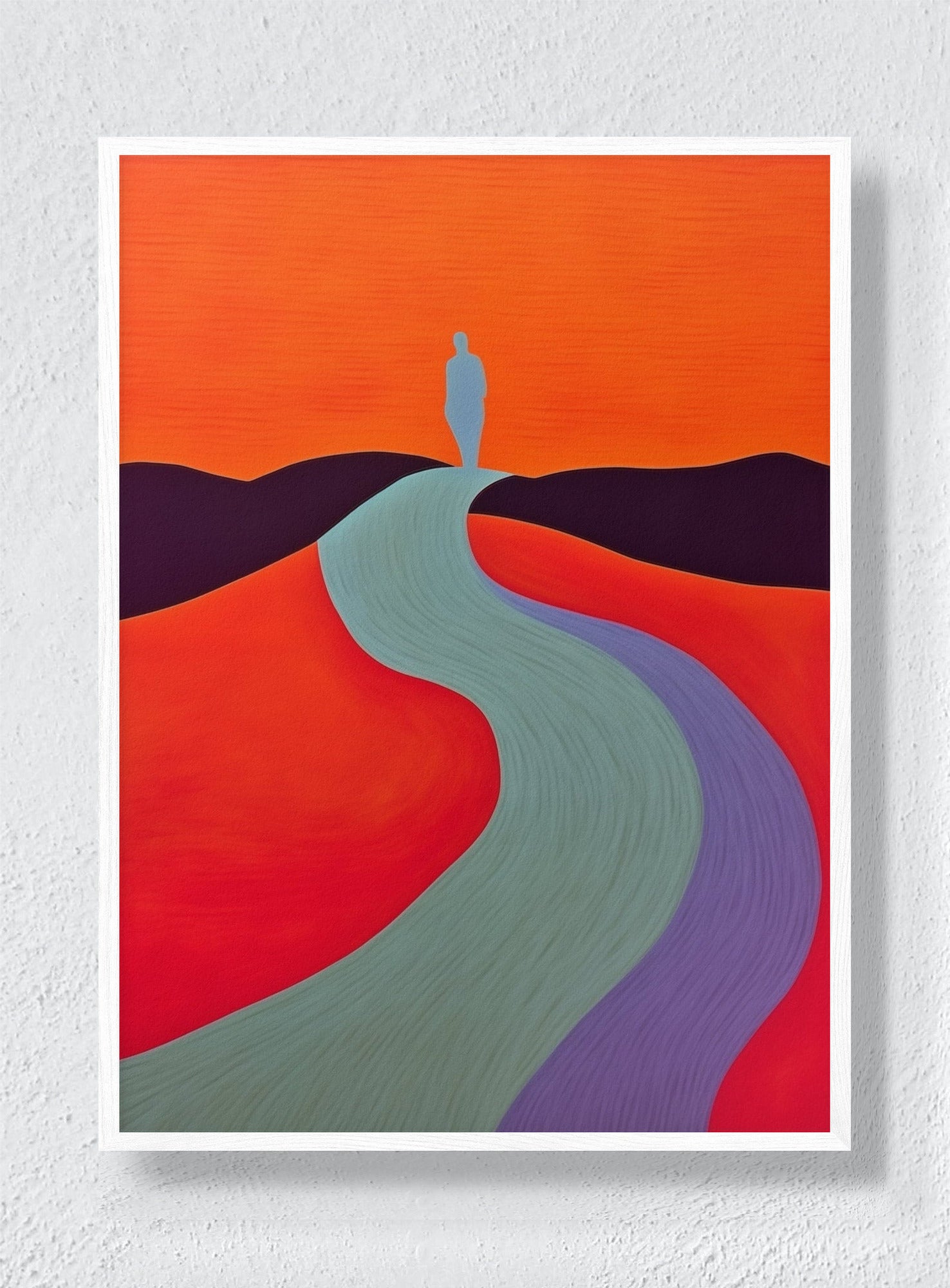 PATHS - White Frame