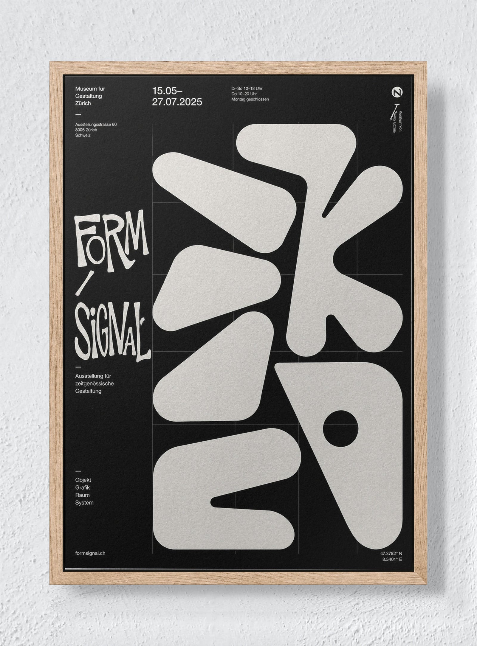 CARBON TYPE - Natural frame canvas