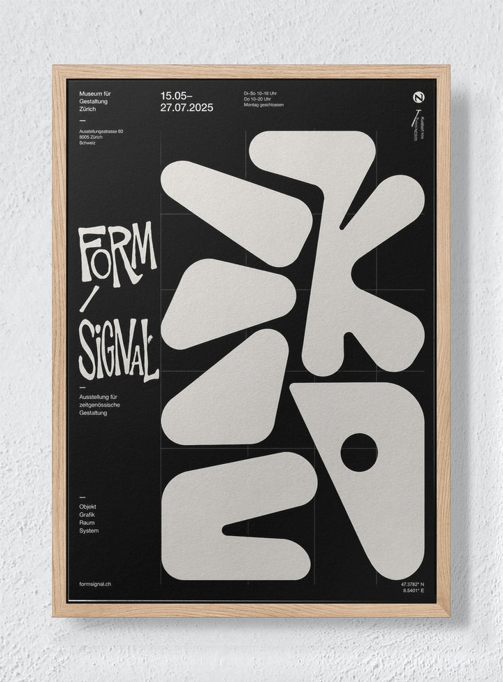 CARBON TYPE - Natural frame canvas