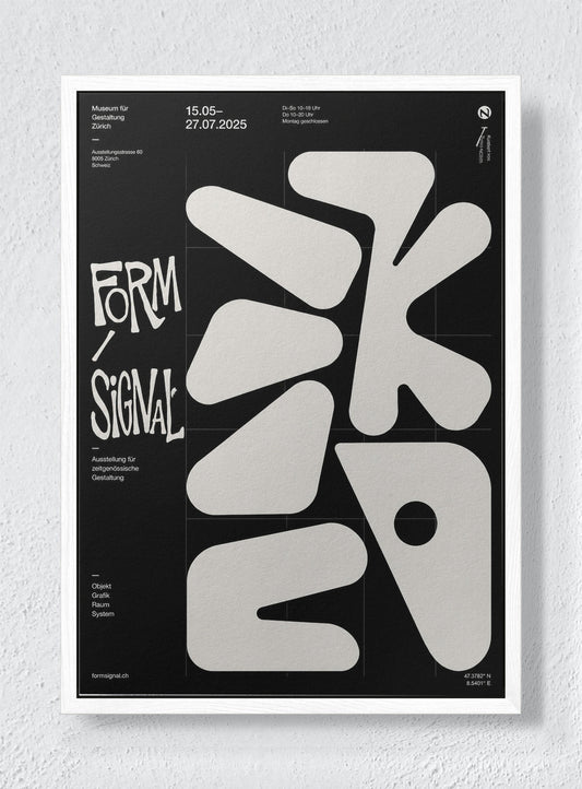 CARBON TYPE - White frame canvas