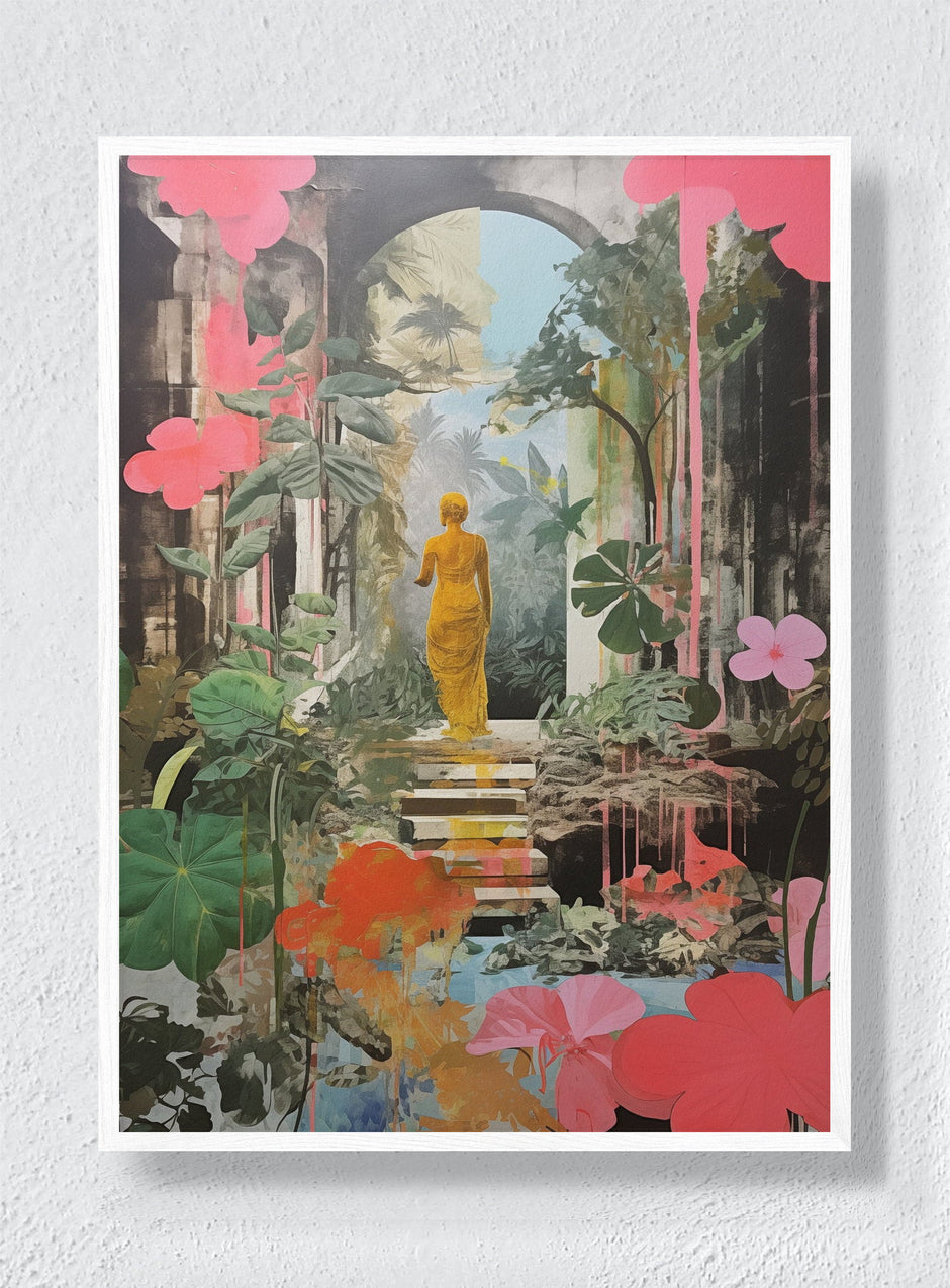 THE GARDEN - White Frame