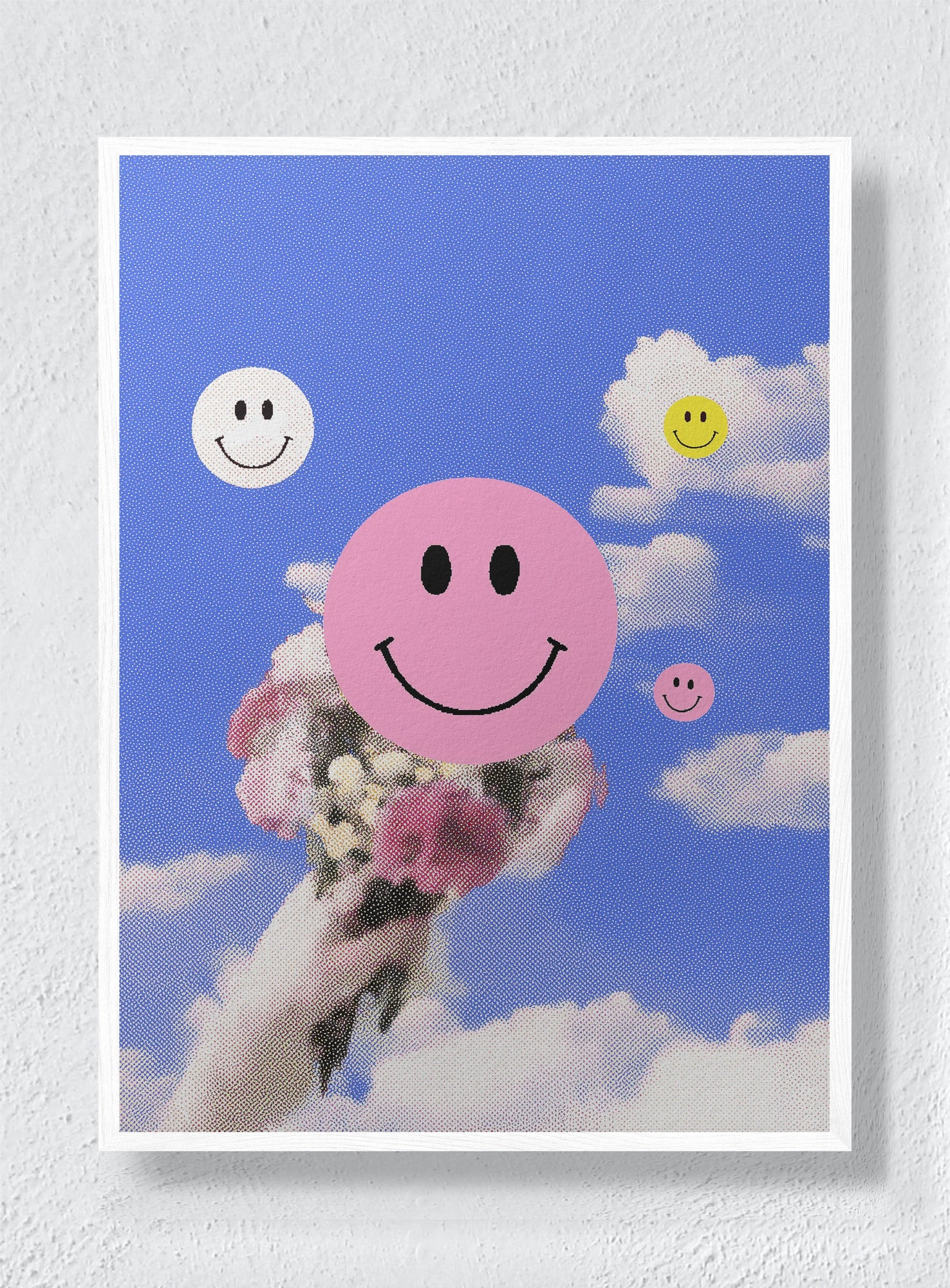 SKY GARDEN OF SMILES - White Frame