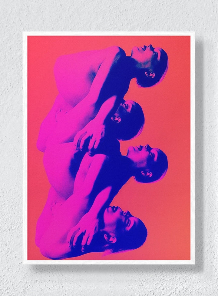 MAGENTA - White Frame