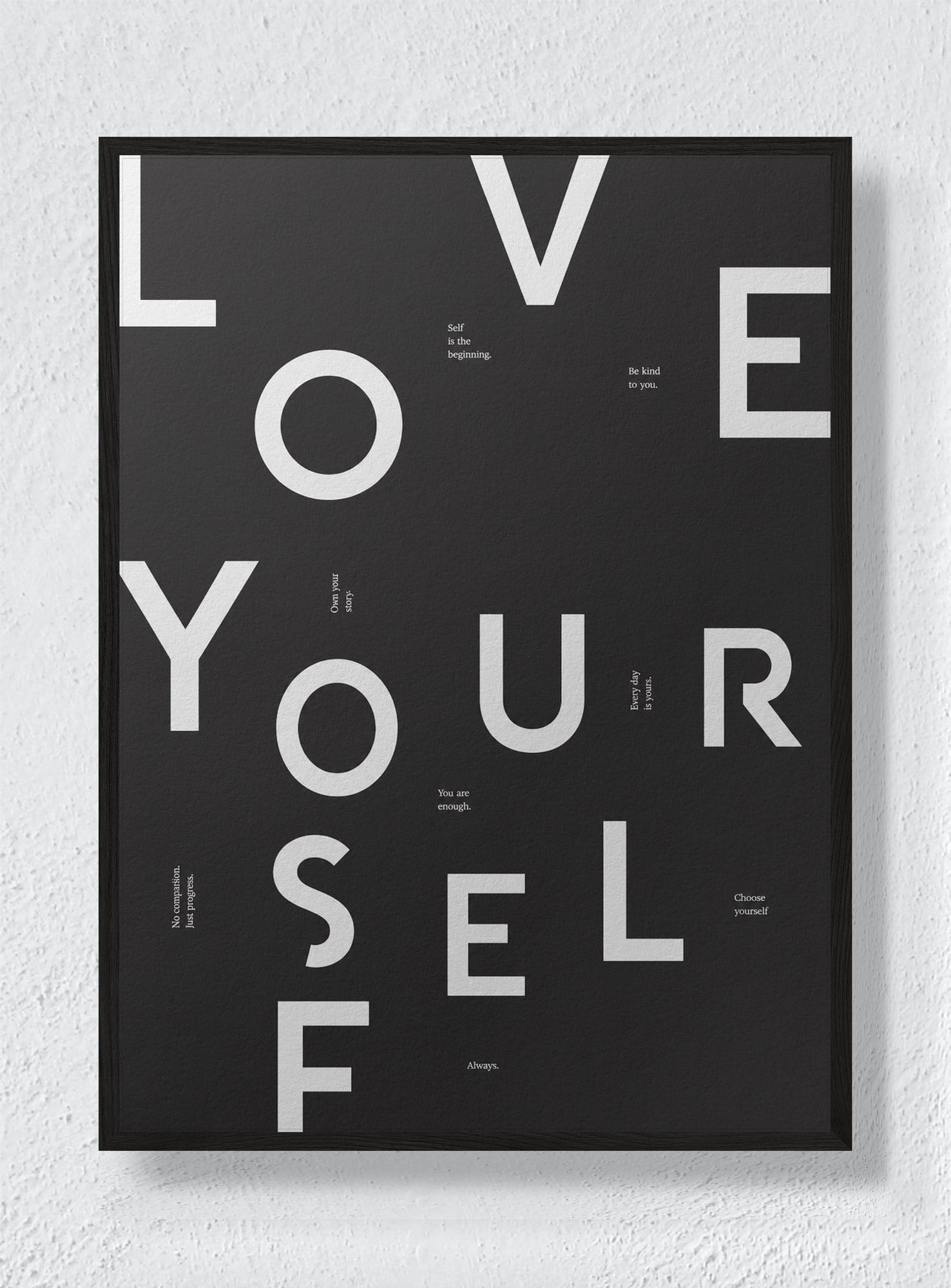 NIGHT LETTER - Black Frame