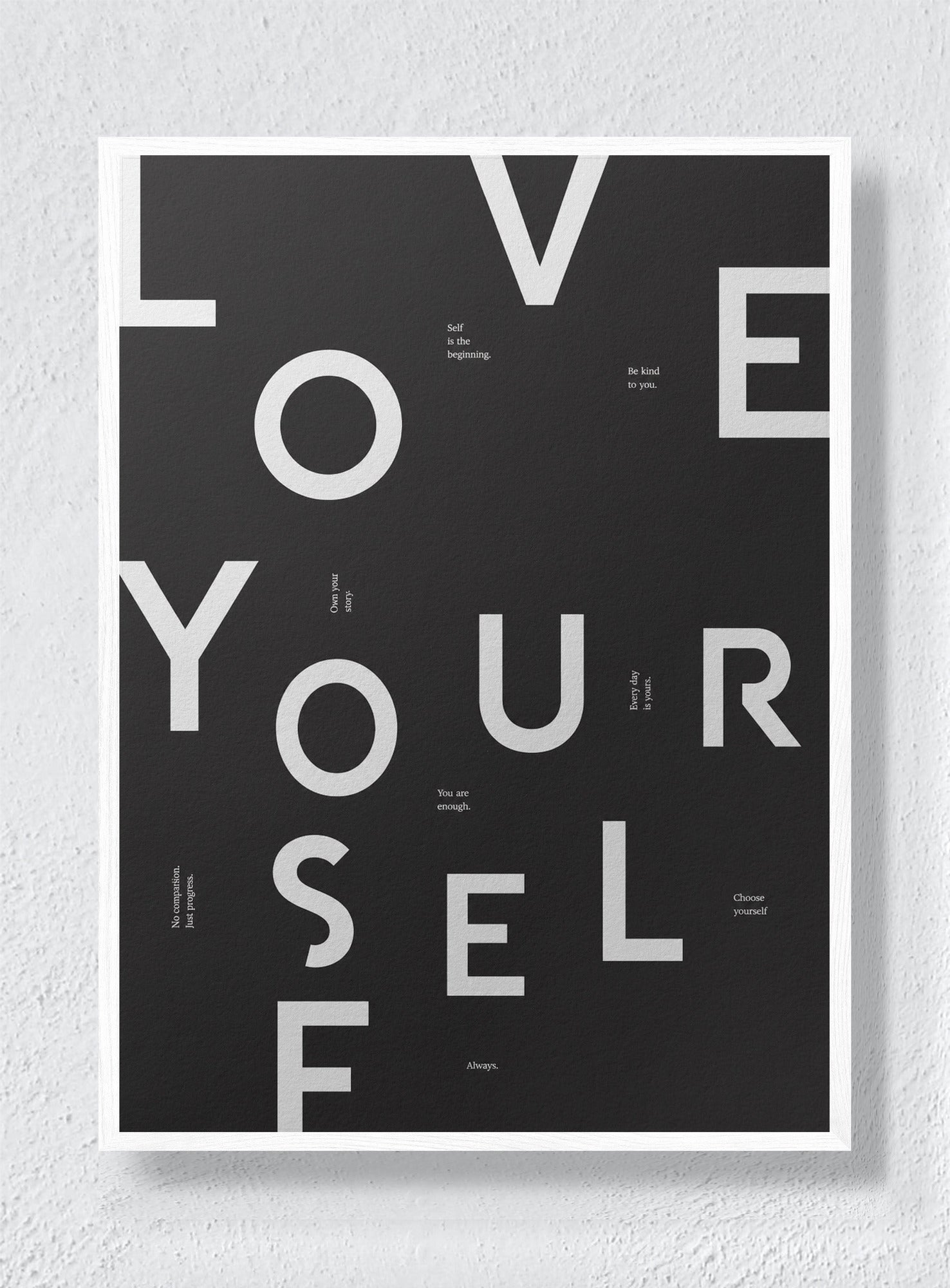 NIGHT LETTER - White Frame