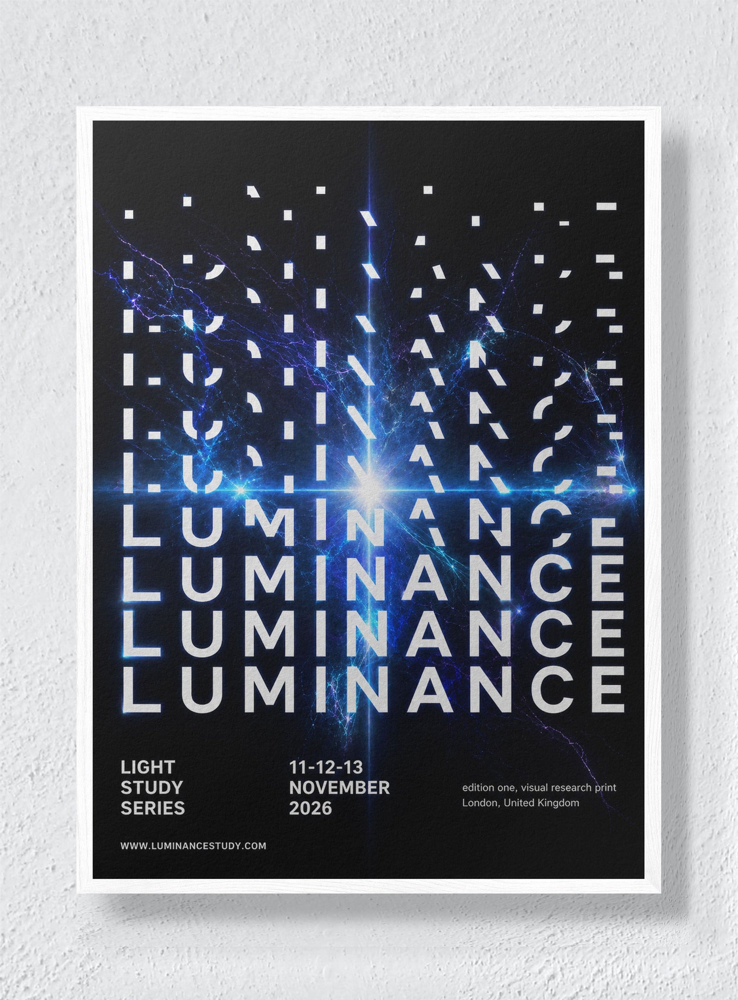 LUMINANCE - White Frame