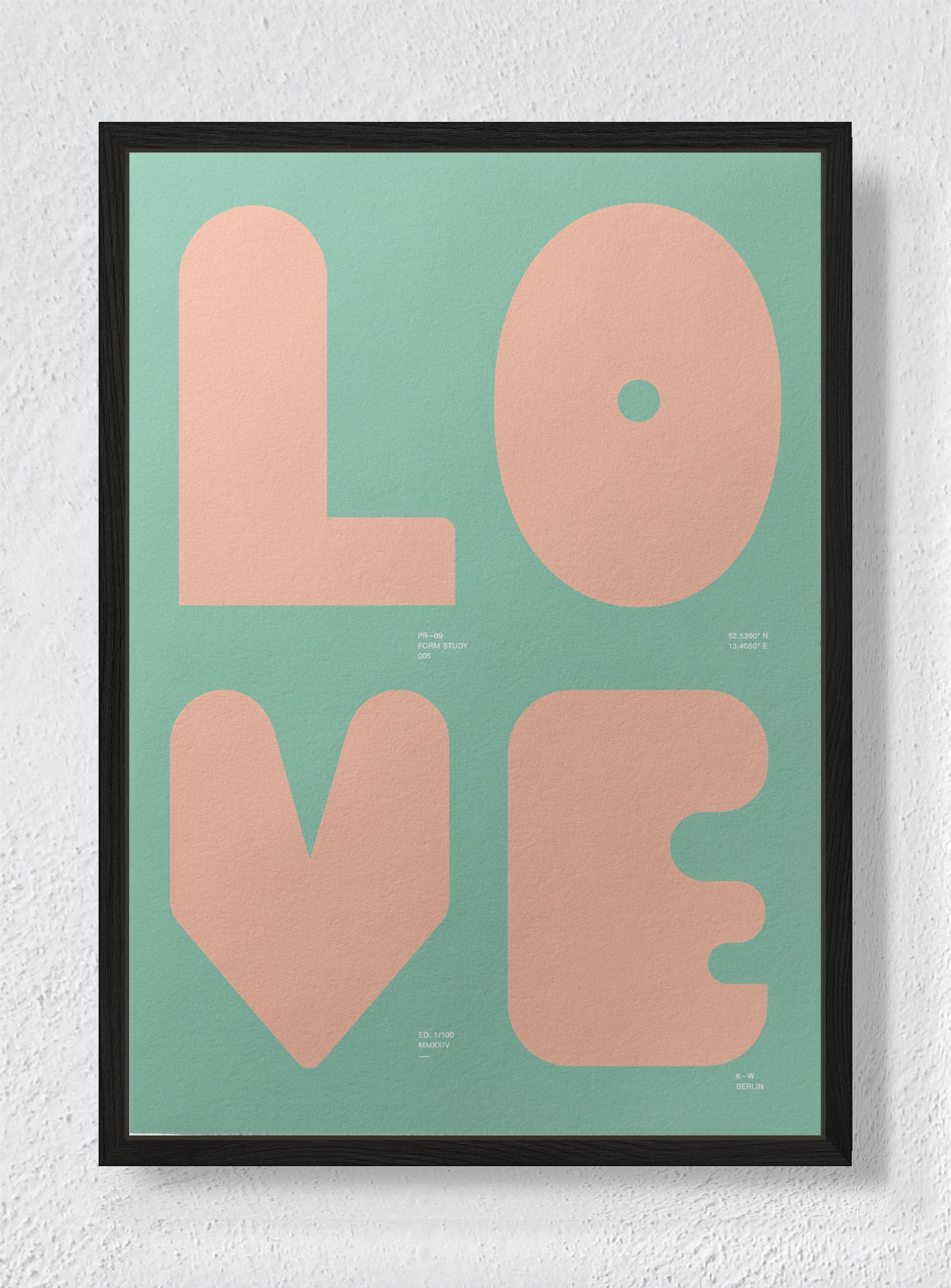 MALACHITE - Black frame canvas