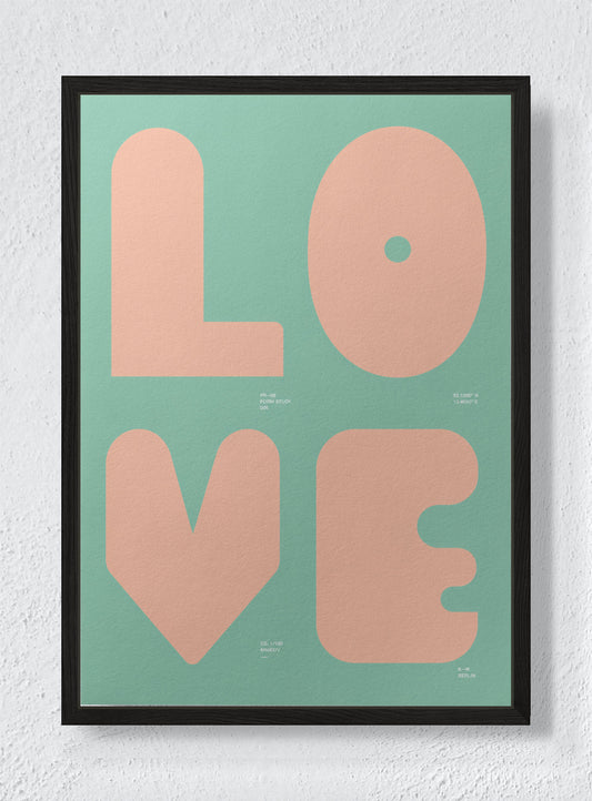 MALACHITE - Black frame canvas
