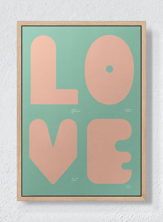 MALACHITE - Natural frame canvas