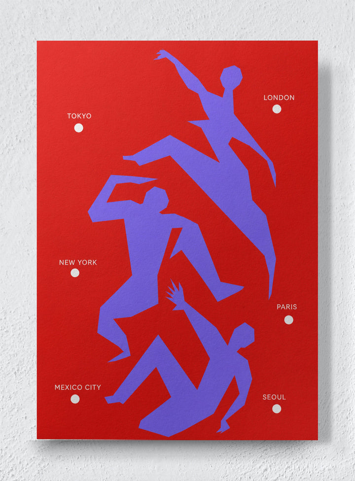 FLESH & FIRE - Unframed canvas