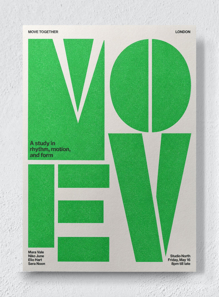 MOVE - Unframed canvas