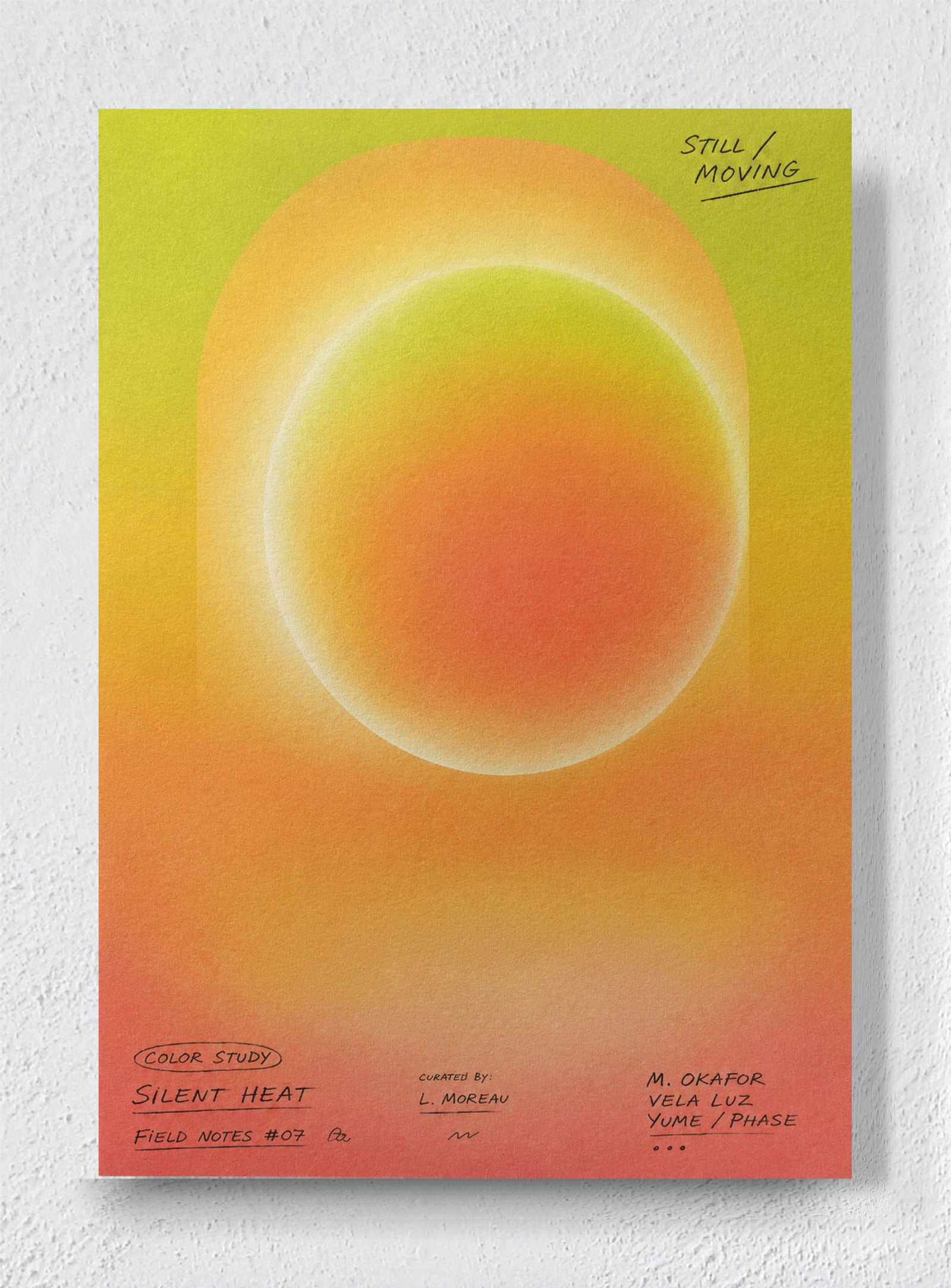 APRICOT HOUR - Unframed canvas