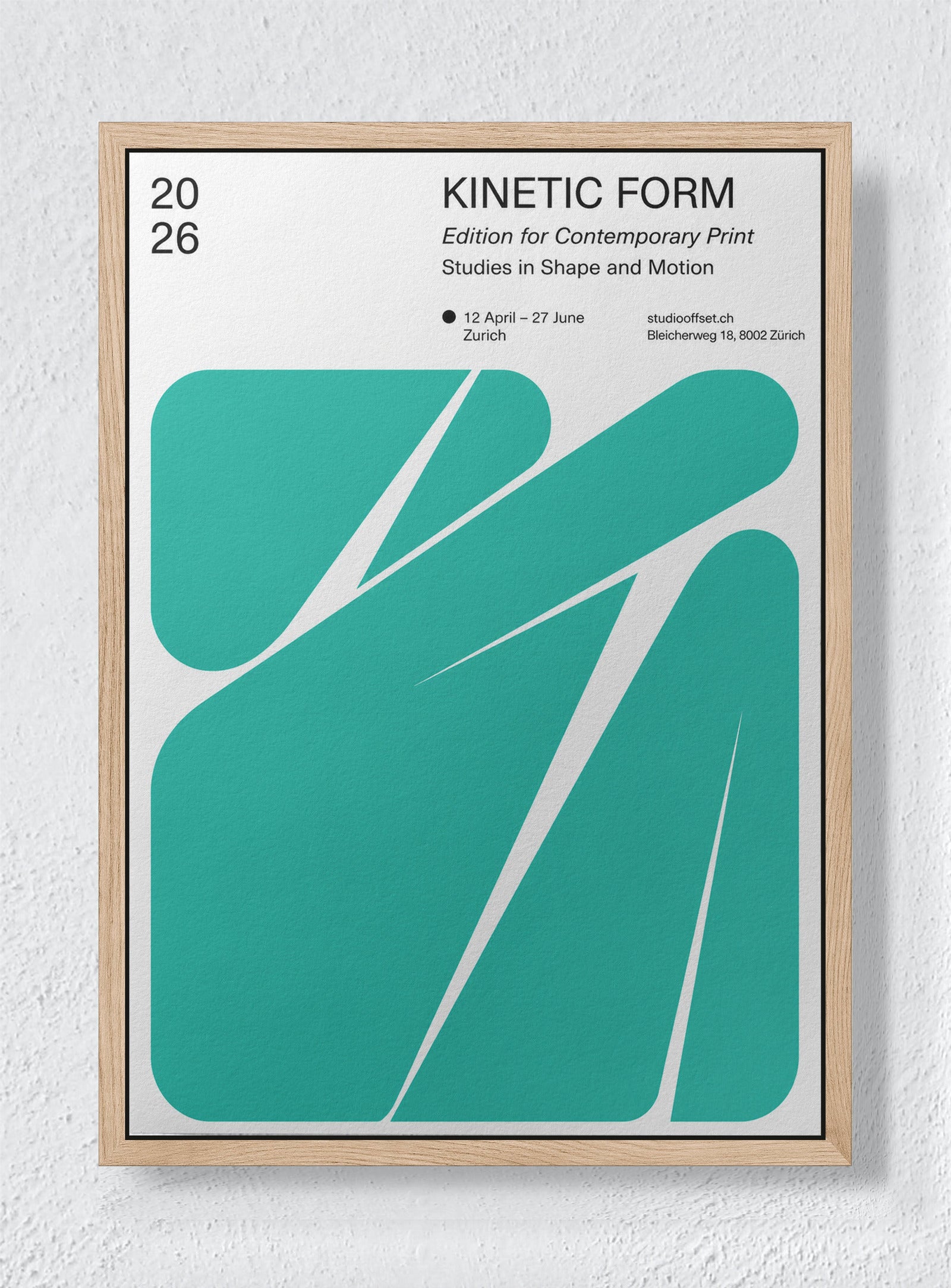 ALGAE - Natural frame canvas