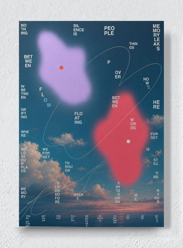 CLOUD DATA - Unframed canvas