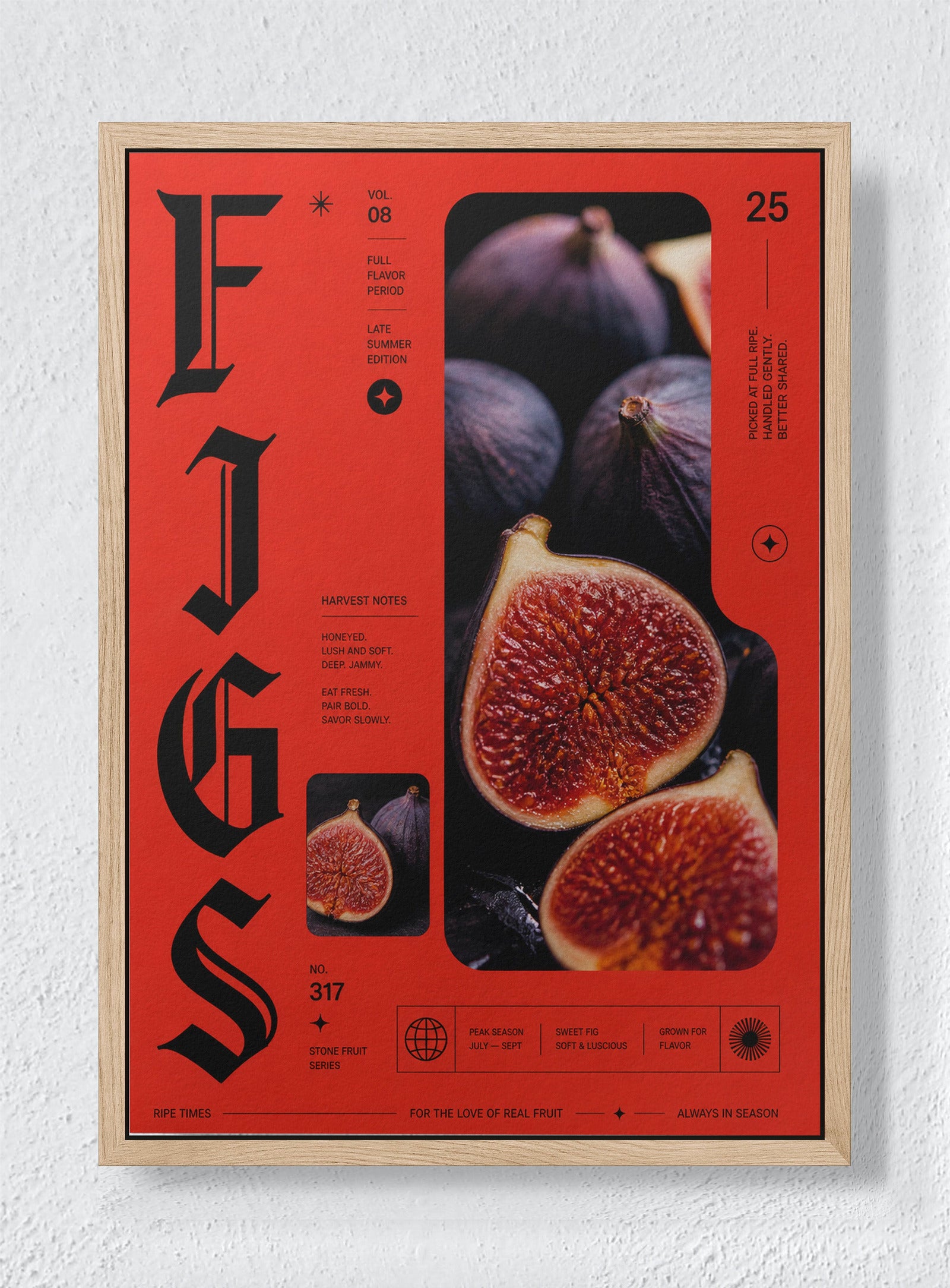 CAPSAICIN - Natural frame canvas