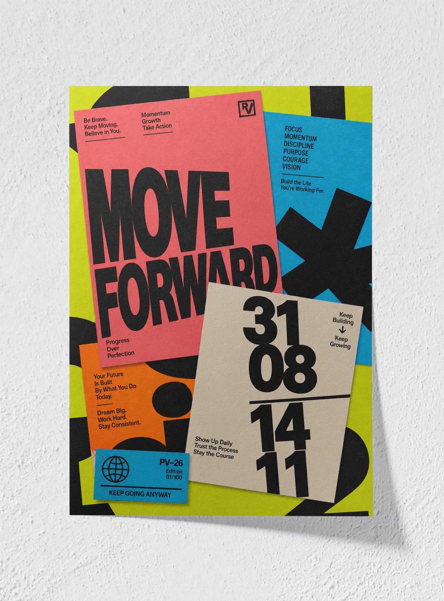 MOVE FORWARD - Unframed