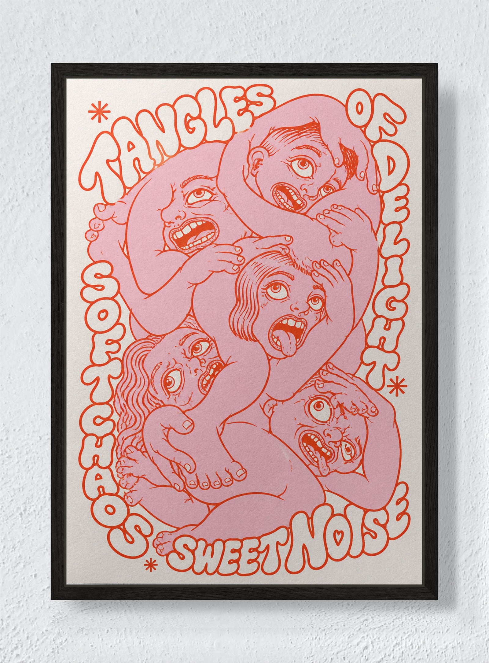 SWEET NOISE - Black frame canvas