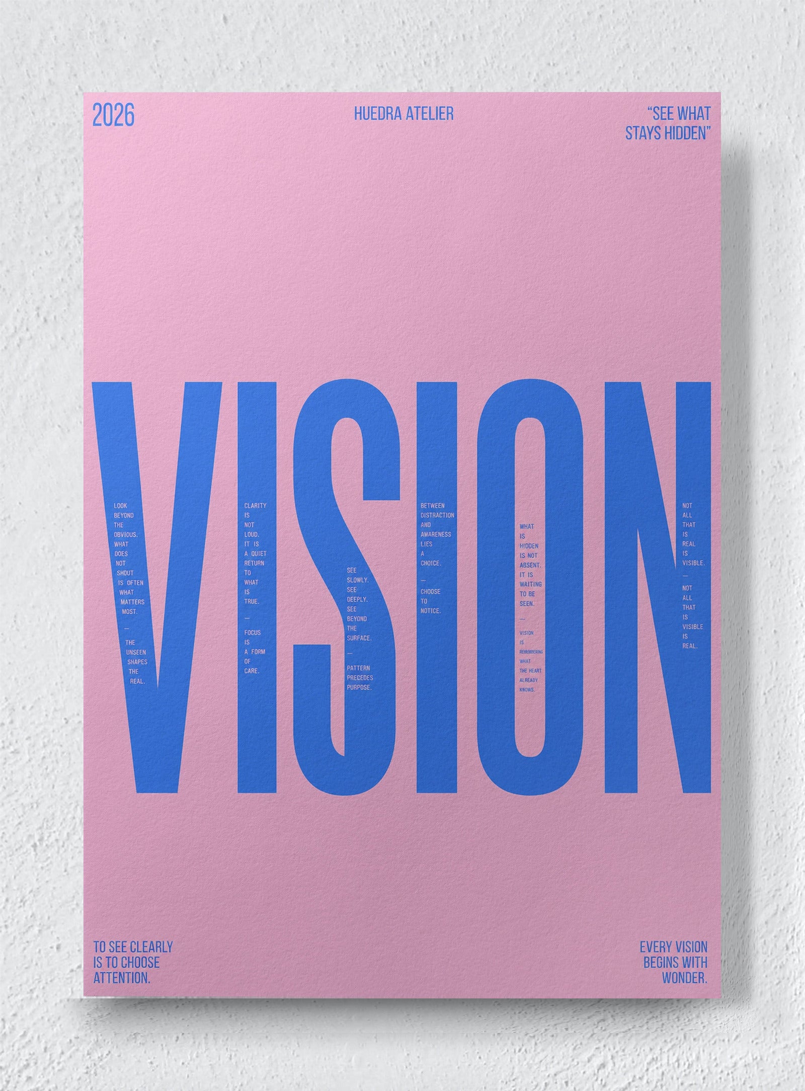 FLUSH - Unframed canvas
