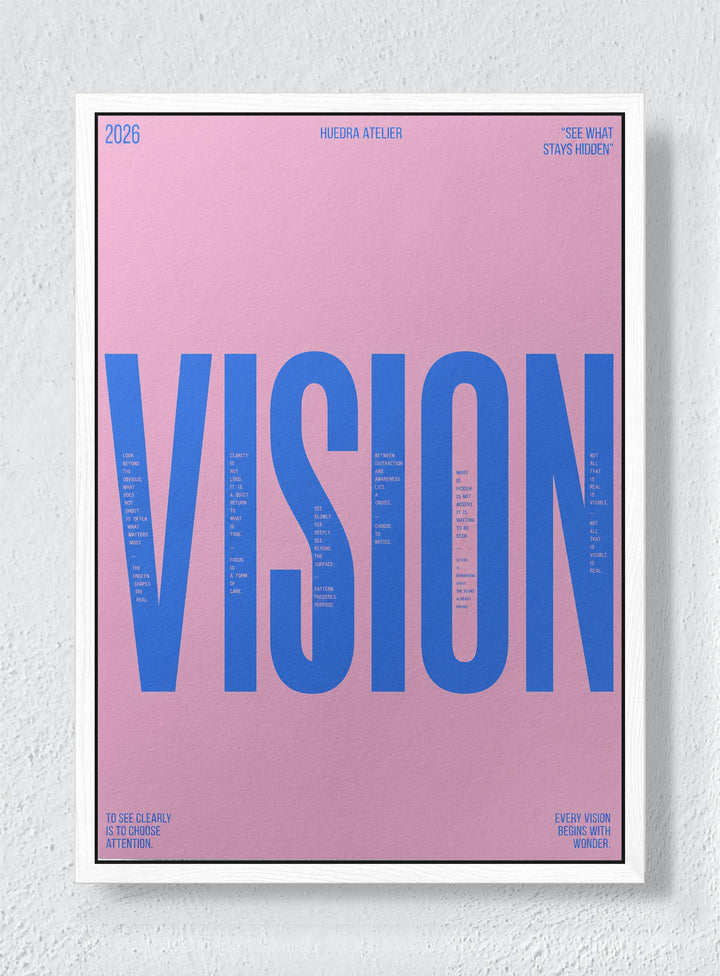 FLUSH - White frame canvas