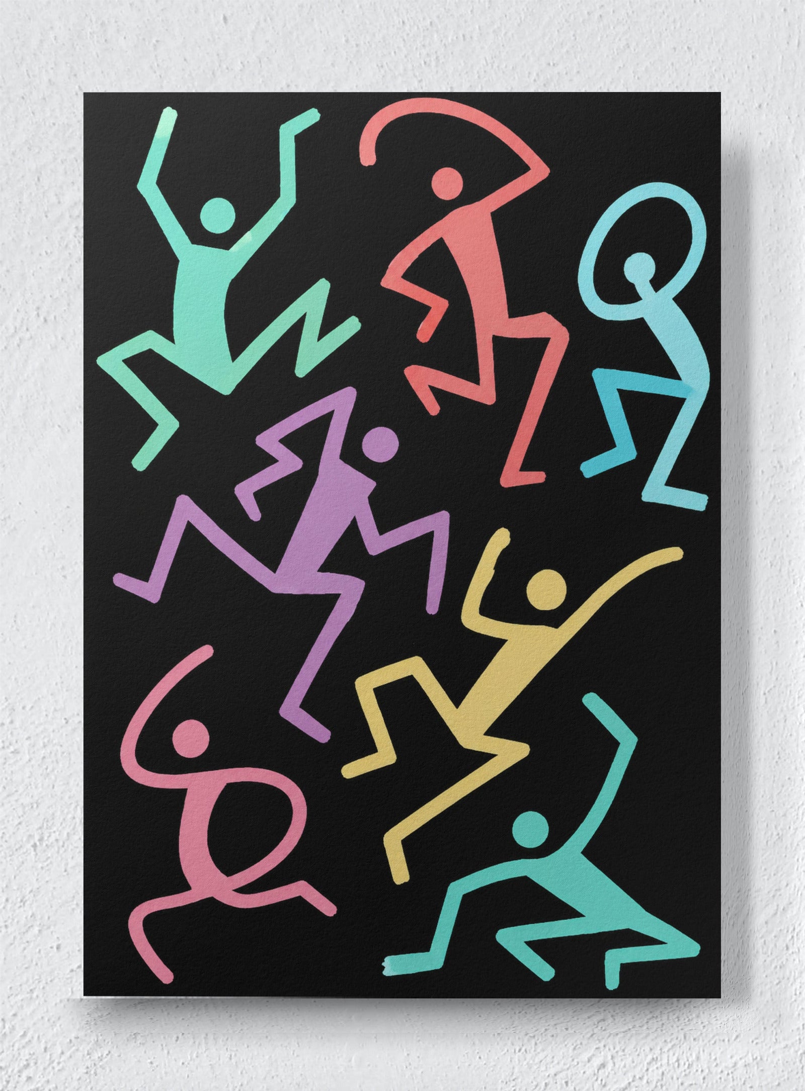 DANCE LANGUAGE - Unframed canvas