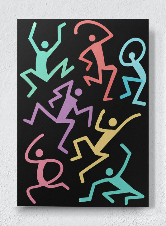 DANCE LANGUAGE - Unframed canvas