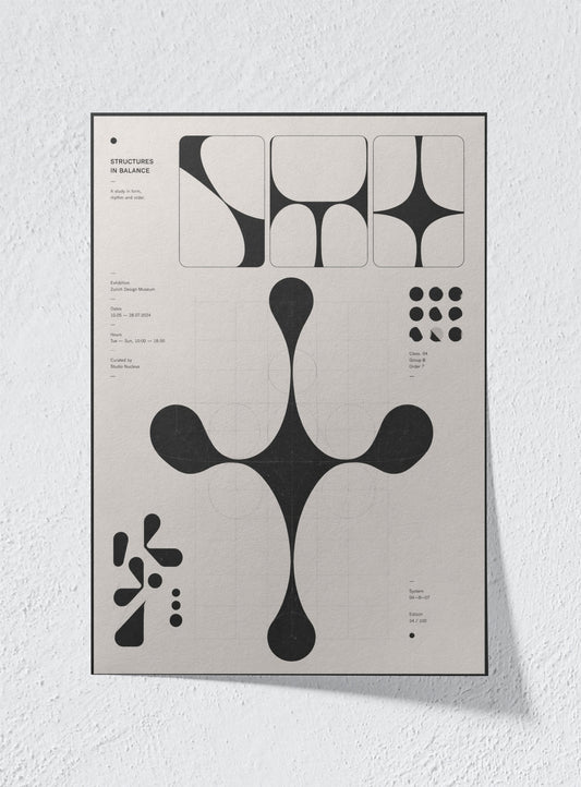 ABSTRACT GEOMETRIC: - Unframed