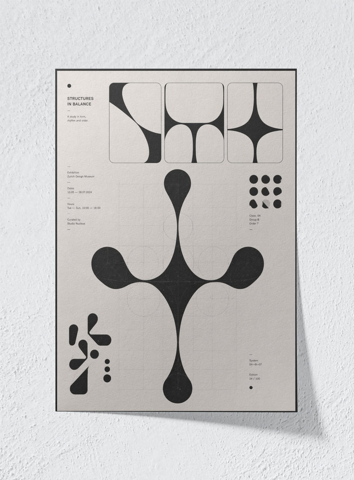 ABSTRACT GEOMETRIC: - Unframed