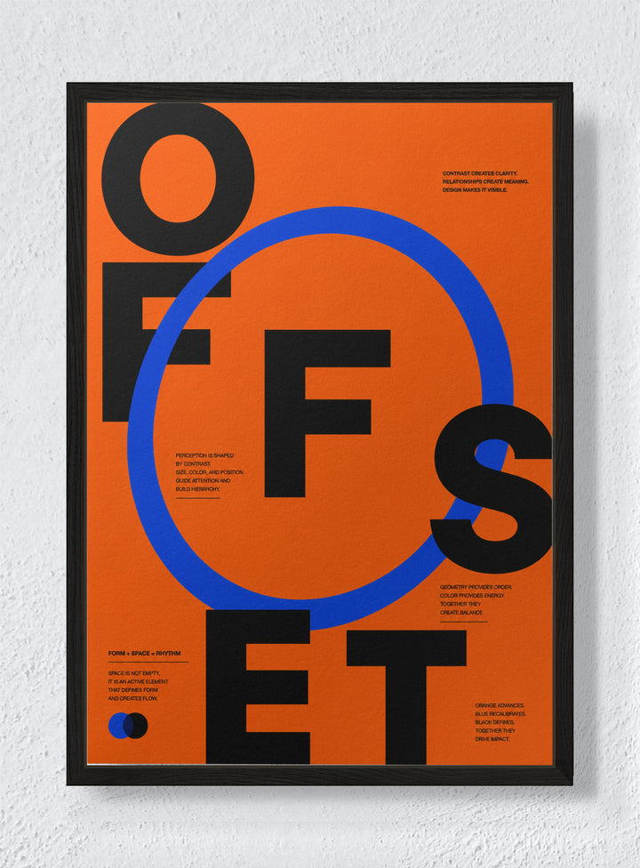 CITRUS DOCTRINE - Black frame canvas