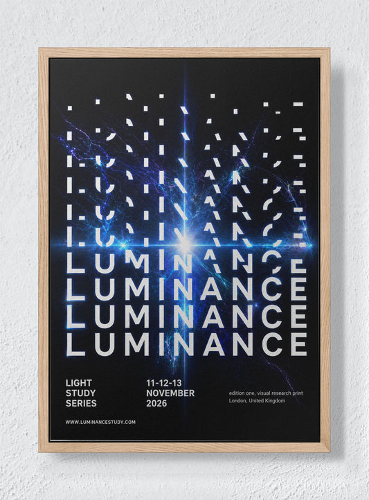LUMINANCE - Natural frame canvas