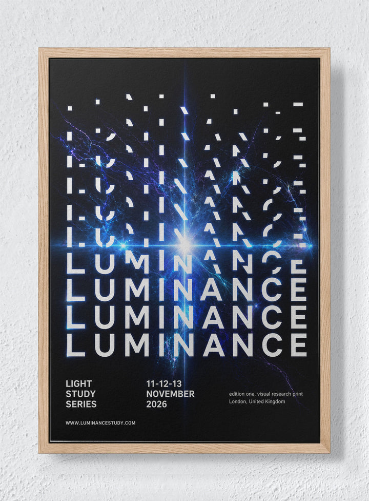 LUMINANCE - Natural frame canvas