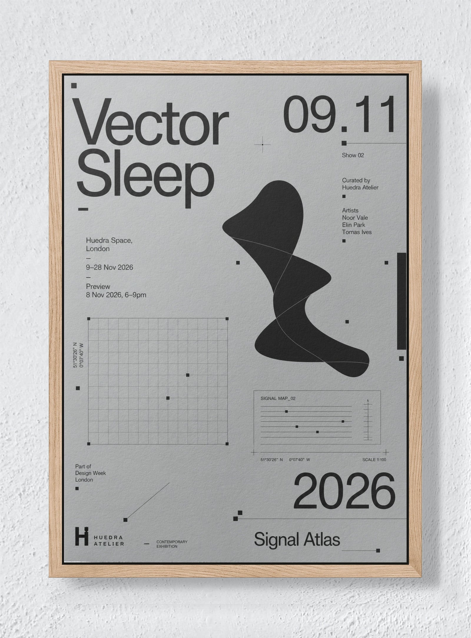 SIGNAL ATLAS 2026 - Natural frame canvas