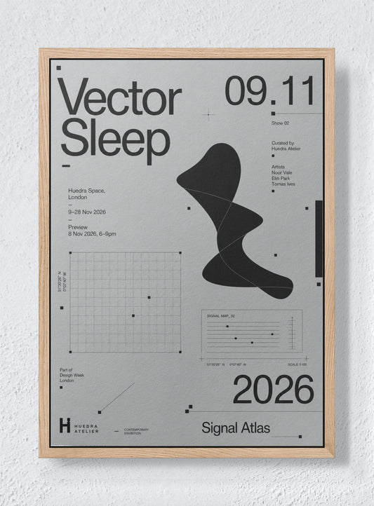 SIGNAL ATLAS 2026 - Natural frame canvas