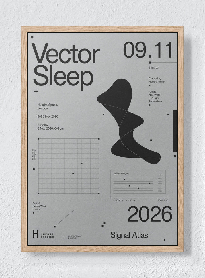 SIGNAL ATLAS 2026 - Natural frame canvas