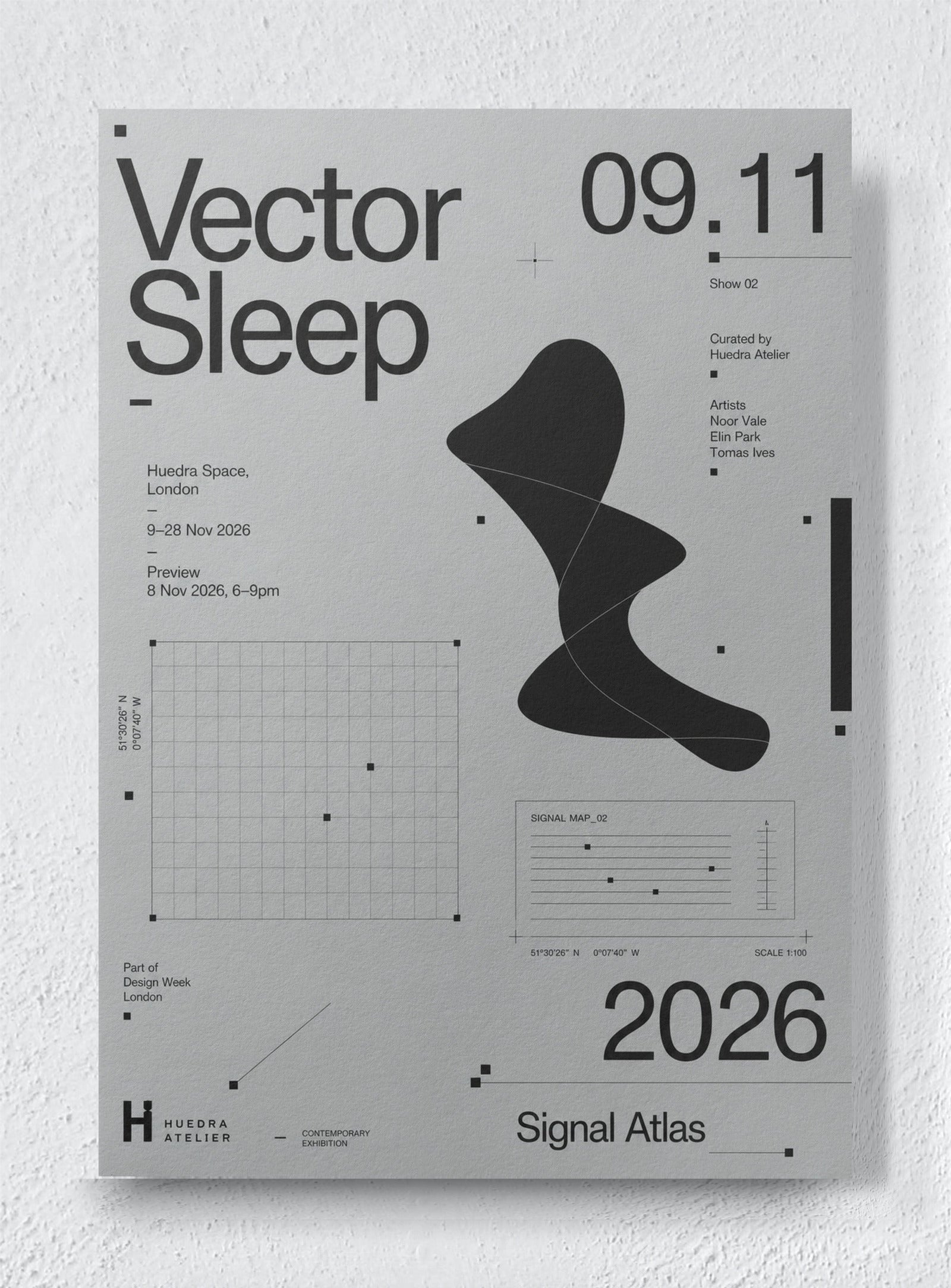 SIGNAL ATLAS 2026 - Unframed canvas
