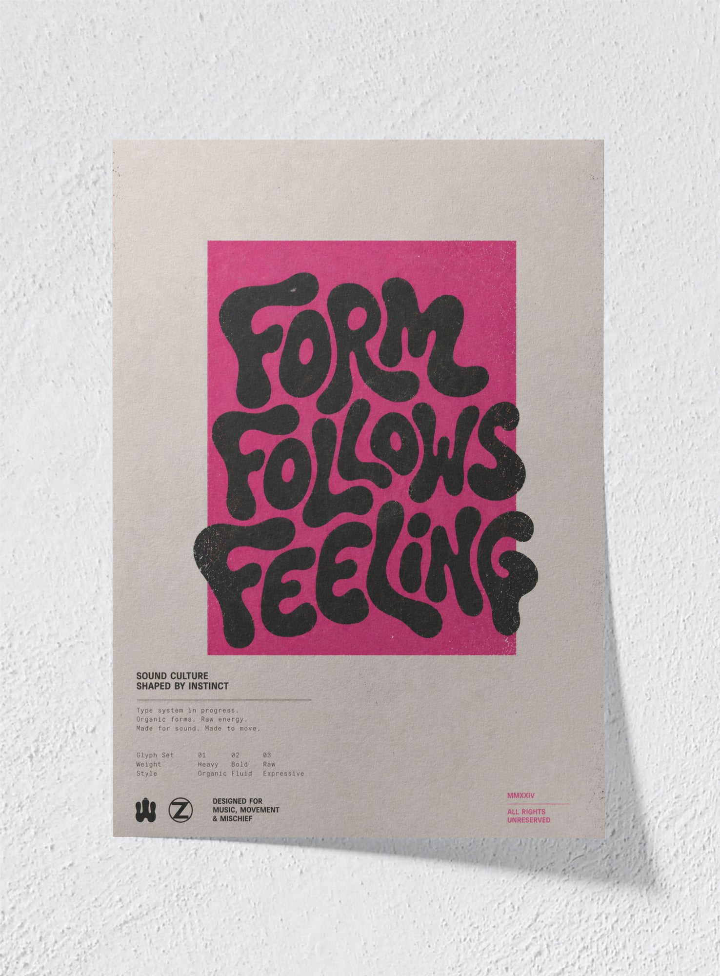 FORM FOLLOWS FEELING - Unframed