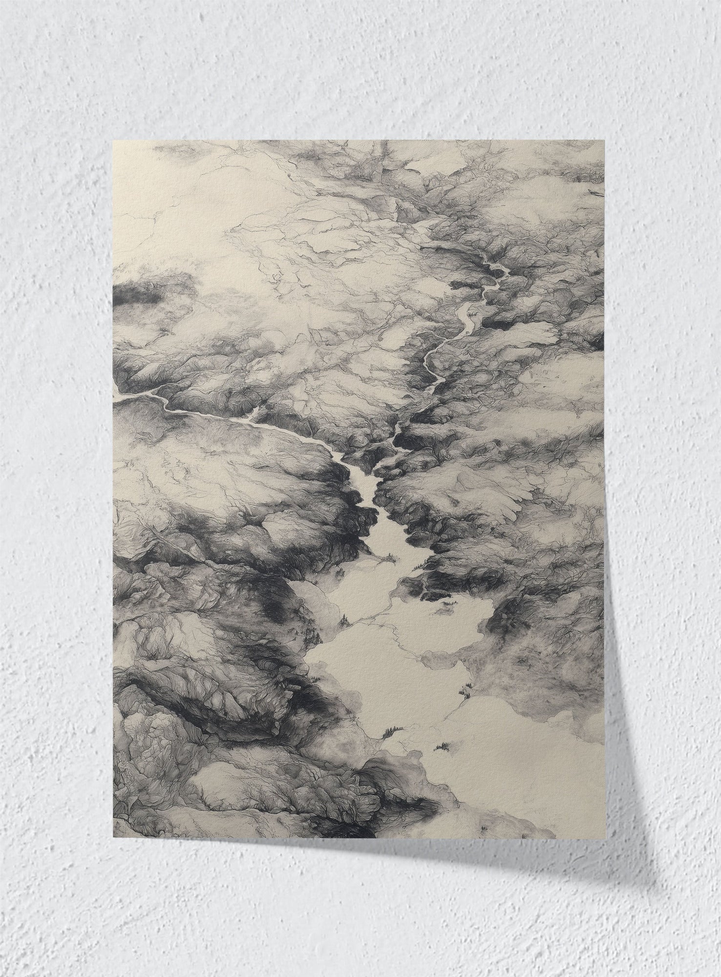 EARTH'S SCARS - Unframed