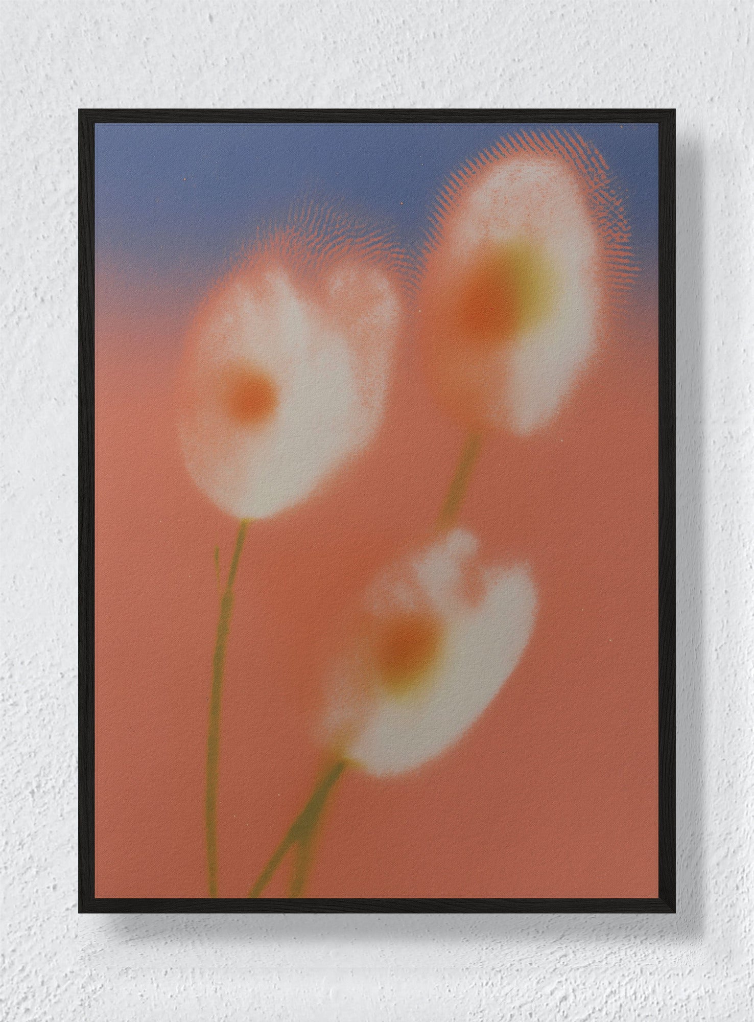 PEACH HAZE - Black Frame