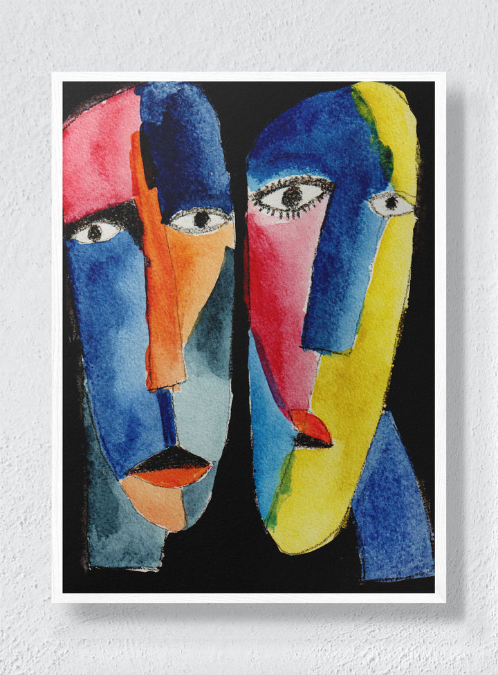 CHROMATIC VISAGES - White Frame
