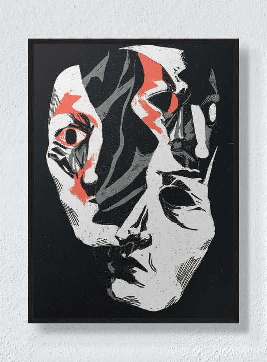 FRACTURED IDENTITY - Black Frame
