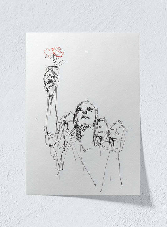 QUIET DEFIANCE - Unframed