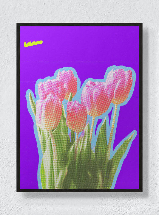 ULTRAVIOLET BLOOM - Black Frame