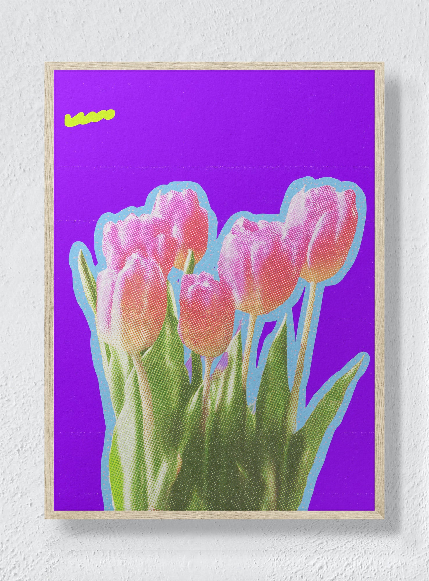 ULTRAVIOLET BLOOM - Natural Frame