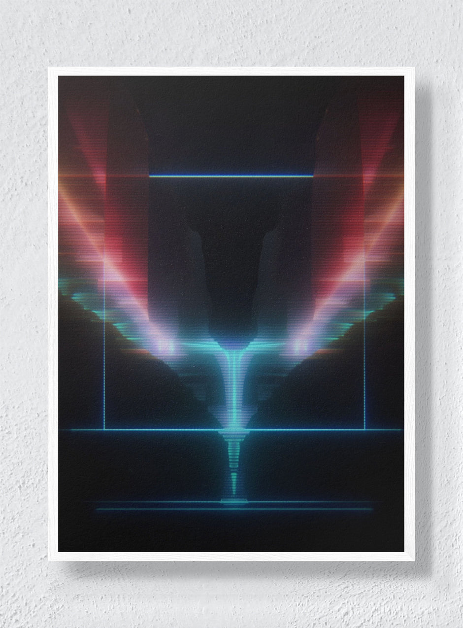 REFRACTION OF A DREAM - White Frame