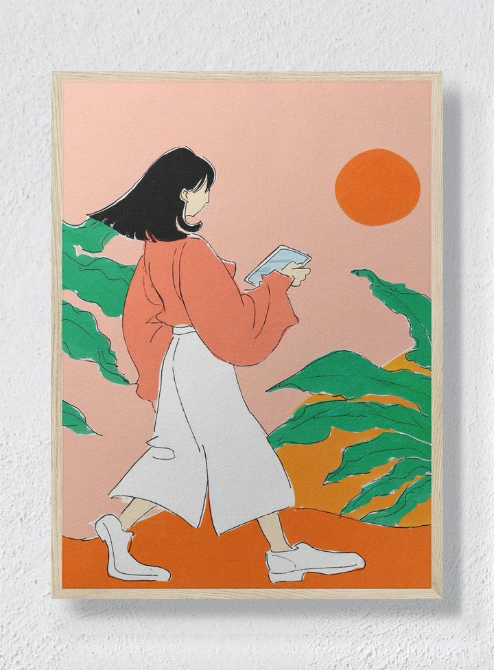 THE WALKING READER - Natural Frame