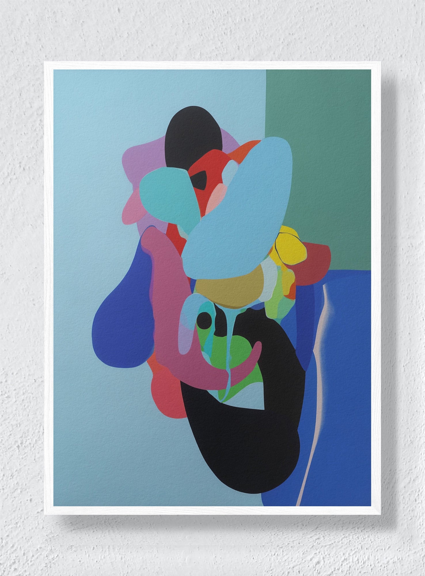 ORGANIC HARMONY I - White Frame